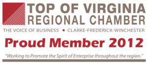 Top of Virginia Regional Chamber Proud Member 2012